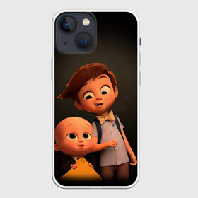 Чехол для iPhone 13 mini с принтом Boss Baby ,  |  | boss baby | босс | молокосос | мультфильмы