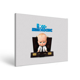 Холст прямоугольный с принтом Boss Baby , 100% ПВХ |  | Тематика изображения на принте: boss baby | босс | молокосос | мультфильмы