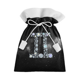 Подарочный 3D мешок с принтом Бдизнецы , 100% полиэстер | Размер: 29*39 см | близнецы | звезды | знаки зодиака | космос | созвездие