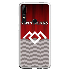 Чехол для Honor P Smart Z с принтом Twin Peaks , Силикон | Область печати: задняя сторона чехла, без боковых панелей | Тематика изображения на принте: twin peaks | арт | лого | полосы | сериал | твин пикс | текстура | фильмы