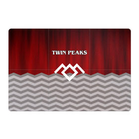 Магнитный плакат 3Х2 с принтом Twin Peaks , Полимерный материал с магнитным слоем | 6 деталей размером 9*9 см | twin peaks | арт | лого | полосы | сериал | твин пикс | текстура | фильмы