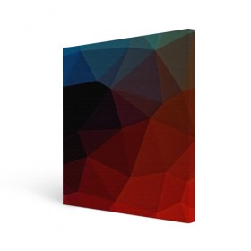 Холст квадратный с принтом abstraction , 100% ПВХ |  | abstraction | абстракция | геометрия | грани | линии | полигоны | розовый | сочетания | текстура | треугольники