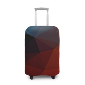 Чехол для чемодана 3D с принтом abstraction , 86% полиэфир, 14% спандекс | двустороннее нанесение принта, прорези для ручек и колес | abstraction | абстракция | геометрия | грани | линии | полигоны | розовый | сочетания | текстура | треугольники