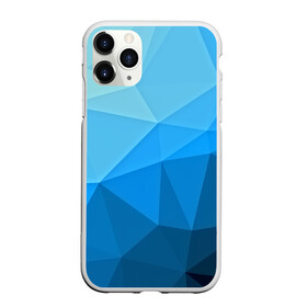 Чехол для iPhone 11 Pro Max матовый с принтом geometric blue , Силикон |  | abstraction | абстракция | геометрия | грани | линии | полигоны | розовый | сочетания | текстура | треугольники