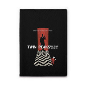 Обложка для автодокументов с принтом Twin Peaks , натуральная кожа |  размер 19,9*13 см; внутри 4 больших “конверта” для документов и один маленький отдел — туда идеально встанут права | twin peaks | агент дейл  купер | арт | сериал | твин пикс | фильмы