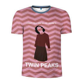 Мужская футболка 3D спортивная с принтом Твин Пикс , 100% полиэстер с улучшенными характеристиками | приталенный силуэт, круглая горловина, широкие плечи, сужается к линии бедра | twin peaks | арт | сериал | твин пикс | фильмы