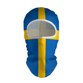 Балаклава 3D с принтом Флаг Швеции , 100% полиэстер, ткань с особыми свойствами — Activecool | плотность 150–180 г/м2; хорошо тянется, но при этом сохраняет форму. Закрывает шею, вокруг отверстия для глаз кайма. Единый размер | flag | sverige | sweden | флаг | швеция