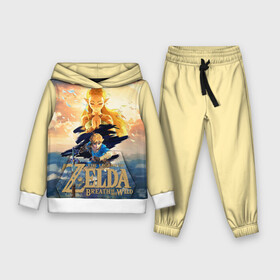 Детский костюм 3D (с толстовкой) с принтом The Legend of Zelda ,  |  | breath of the wild | the legend of zelda