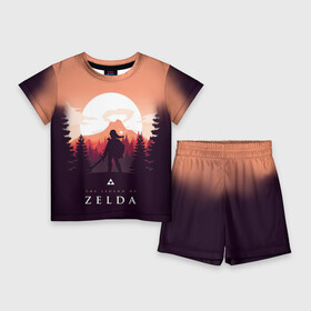 Детский костюм с шортами 3D с принтом The Legend of Zelda ,  |  | breath of the wild | the legend of zelda