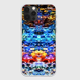 Чехол для iPhone 12 Pro Max с принтом Психоделика , Силикон |  | глитч | глич | линии | полосы | разноцветный