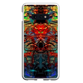 Чехол для Samsung S10E с принтом psychedelic , Силикон | Область печати: задняя сторона чехла, без боковых панелей | abstraction | color | spray | абстракция | волны | краска | краски | линии | оптические | полосы | разводы | узоры | фрактал | цветные