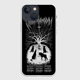 Чехол для iPhone 13 mini с принтом Wolves in the Throne Room ,  |  | Тематика изображения на принте: aaron weaver | bbc s | black cascade | celestial lineage | demo | diadem of 12 stars | doom metal | live at roadburn 2008 | malevolent grain | nathan weaver | nick paul | richard dahlin | two hunters | will lindsay | wolves in the throne room