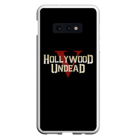 Чехол для Samsung S10E с принтом Hollywood Undead , Силикон | Область печати: задняя сторона чехла, без боковых панелей | five | hollywood undead | v