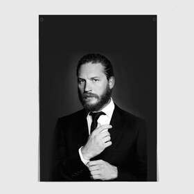 Постер с принтом Tom Hardy , 100% бумага
 | бумага, плотность 150 мг. Матовая, но за счет высокого коэффициента гладкости имеет небольшой блеск и дает на свету блики, но в отличии от глянцевой бумаги не покрыта лаком | tom hardy | актеры | том харди