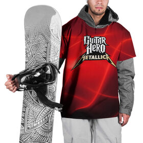 Накидка на куртку 3D с принтом Guitar Hero Metallica , 100% полиэстер |  | hard rock | heavy metal | hevy metal | metallica | music | rock | thrash metal | металлика | музыка | рок