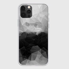 Чехол для iPhone 12 Pro Max с принтом Polygon gray , Силикон |  | Тематика изображения на принте: abstraction | polygon | абстракция | грань | краски | кубик | кубики | линии | мозаика | ребро | текстура | узор