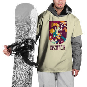 Накидка на куртку 3D с принтом Led Zeppelin Art , 100% полиэстер |  | Тематика изображения на принте: poster