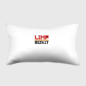 Подушка 3D антистресс с принтом Limp Bizkit Logo , наволочка — 100% полиэстер, наполнитель — вспененный полистирол | состоит из подушки и наволочки на молнии | 