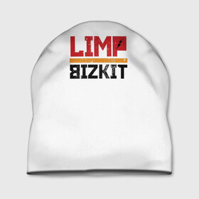 Шапка 3D с принтом Limp Bizkit Logo , 100% полиэстер | универсальный размер, печать по всей поверхности изделия | 