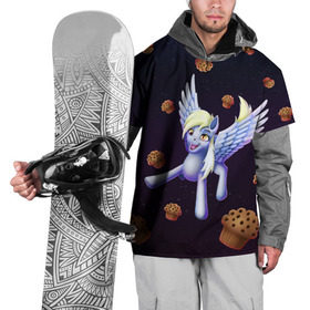 Накидка на куртку 3D с принтом Дерпи , 100% полиэстер |  | cosmos | derpy | mlp | muffins | pegas | pegasus | pony | space | stars | дерпи | звезды | кексы | космос | маффины | пегас | полет | пони