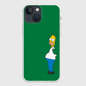 Чехол для iPhone 13 mini с принтом Green ,  |  | homer | simpsons | гомер | симпсон | симпсоны