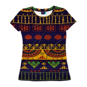 Женская футболка 3D с принтом Africa , 100% полиэфир ( синтетическое хлопкоподобное полотно) | прямой крой, круглый вырез горловины, длина до линии бедер | 
