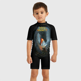 Детский купальный костюм 3D с принтом Amon Amarth #1 , Полиэстер 85%, Спандекс 15% | застежка на молнии на спине | amart | amarth | amon | death | hegg | johan | metal | music | viking | амарз | амарс | амарт | амон | викинг | дет | дэт | йохан | метал | металл | хег | хегг