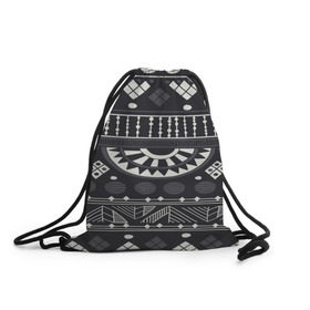 Рюкзак-мешок 3D с принтом Black&White africa , 100% полиэстер | плотность ткани — 200 г/м2, размер — 35 х 45 см; лямки — толстые шнурки, застежка на шнуровке, без карманов и подкладки | Тематика изображения на принте: 