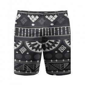 Мужские шорты 3D спортивные с принтом Black&White africa ,  |  | Тематика изображения на принте: 
