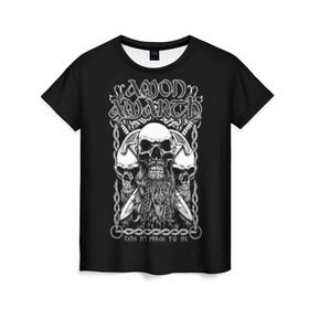 Женская футболка 3D с принтом Amon Amarth #3 , 100% полиэфир ( синтетическое хлопкоподобное полотно) | прямой крой, круглый вырез горловины, длина до линии бедер | amart | amarth | amon | death | hegg | johan | metal | music | viking | амарз | амарс | амарт | амон | викинг | дет | дэт | йохан | метал | металл | хег | хегг
