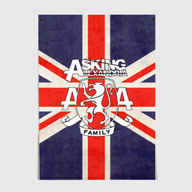 Постер с принтом Asking Alexandria флаг Англии , 100% бумага
 | бумага, плотность 150 мг. Матовая, но за счет высокого коэффициента гладкости имеет небольшой блеск и дает на свету блики, но в отличии от глянцевой бумаги не покрыта лаком | бен брюс | герб | группа | джеймс касселлс | дэнни уорсноп | жанр | кэмерон лидделл | лев | музыка | музыканты | песни | рок | сэм бэттли | хэви метал | электроникор