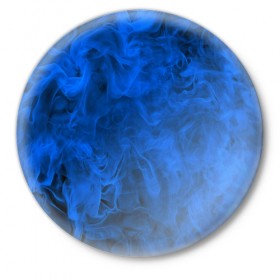 Значок с принтом Синий дым ,  металл | круглая форма, металлическая застежка в виде булавки | fire | flame | in fire | smoke | в огне | дым | огненный | огонь | текстуры