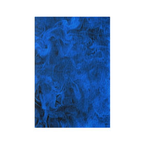 Обложка для паспорта матовая кожа с принтом Синий дым , натуральная матовая кожа | размер 19,3 х 13,7 см; прозрачные пластиковые крепления | fire | flame | in fire | smoke | в огне | дым | огненный | огонь | текстуры