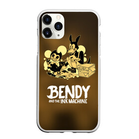 Чехол для iPhone 11 Pro матовый с принтом Bendy and the ink machine (3D) , Силикон |  | bendy | horror | ink | machine