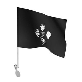 Флаг для автомобиля с принтом Depeche mode(world in my eyes) , 100% полиэстер | Размер: 30*21 см | depeche mode | music | альтернатива | музыка | рок