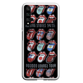 Чехол для Honor 20 с принтом The Rolling Stones , Силикон | Область печати: задняя сторона чехла, без боковых панелей | Тематика изображения на принте: англия | аргентина | блюз рок | канада | мик джаггер | музыка | песни | психоделический рок | ритм н блюз | рок | рок н ролл | ролинг | рот | стоун | стоунз | сша | флаг | язык | япония