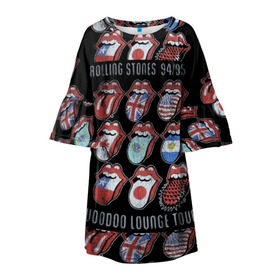 Детское платье 3D с принтом The Rolling Stones , 100% полиэстер | прямой силуэт, чуть расширенный к низу. Круглая горловина, на рукавах — воланы | англия | аргентина | блюз рок | канада | мик джаггер | музыка | песни | психоделический рок | ритм н блюз | рок | рок н ролл | ролинг | рот | стоун | стоунз | сша | флаг | язык | япония