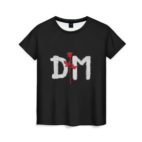 Женская футболка 3D с принтом Depeche mode , 100% полиэфир ( синтетическое хлопкоподобное полотно) | прямой крой, круглый вырез горловины, длина до линии бедер | depeche mode | music | альтернатива | музыка | рок