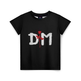 Детская футболка 3D с принтом Depeche mode , 100% гипоаллергенный полиэфир | прямой крой, круглый вырез горловины, длина до линии бедер, чуть спущенное плечо, ткань немного тянется | depeche mode | music | альтернатива | музыка | рок