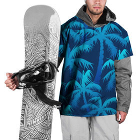 Накидка на куртку 3D с принтом Пальмы , 100% полиэстер |  | summer | лес | пальмы | природа
