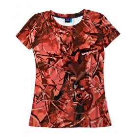 Женская футболка 3D с принтом camouflage texture , 100% полиэфир ( синтетическое хлопкоподобное полотно) | прямой крой, круглый вырез горловины, длина до линии бедер | армия | камуфляж | пиксели | силовые структуры | текстуры | хаки