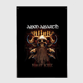 Постер с принтом AMON AMARTH , 100% бумага
 | бумага, плотность 150 мг. Матовая, но за счет высокого коэффициента гладкости имеет небольшой блеск и дает на свету блики, но в отличии от глянцевой бумаги не покрыта лаком | роковая гора