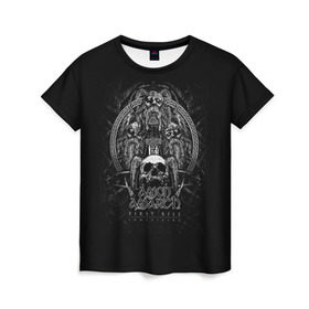 Женская футболка 3D с принтом AMON AMARTH , 100% полиэфир ( синтетическое хлопкоподобное полотно) | прямой крой, круглый вырез горловины, длина до линии бедер | роковая гора