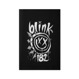 Обложка для паспорта матовая кожа с принтом Blink-182 , натуральная матовая кожа | размер 19,3 х 13,7 см; прозрачные пластиковые крепления | Тематика изображения на принте: blink | california | pop | punk | rock | группа | калифорния | панк | рок
