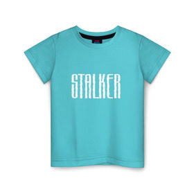 Детская футболка хлопок с принтом Stalker , 100% хлопок | круглый вырез горловины, полуприлегающий силуэт, длина до линии бедер | chernobyl | radiation | radioactive | припять | радиация | радиоактивность | чернобыль