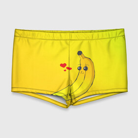 Мужские купальные плавки 3D с принтом Just Banana (Yellow) , Полиэстер 85%, Спандекс 15% |  | Тематика изображения на принте: banana | банан | желтый | оранжевый | фрукты