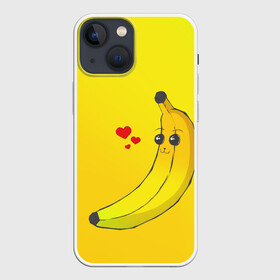 Чехол для iPhone 13 mini с принтом Just Banana (Yellow) ,  |  | banana | банан | желтый | оранжевый | фрукты