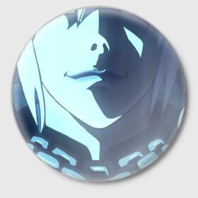 Значок с принтом Ярость Бахамута ,  металл | круглая форма, металлическая застежка в виде булавки | rage of bahamut