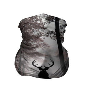 Бандана-труба 3D с принтом Лес / Олень в тумане , 100% полиэстер, ткань с особыми свойствами — Activecool | плотность 150‒180 г/м2; хорошо тянется, но сохраняет форму | абстракция | арт | глаза | девушка | деревья | животное | животные | лес | листья | лучшие | ночь | олень | пейзаж | природа | туман | хеллоуин