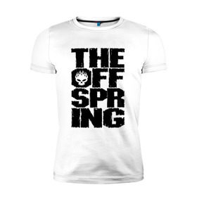 Мужская футболка премиум с принтом The Offspring , 92% хлопок, 8% лайкра | приталенный силуэт, круглый вырез ворота, длина до линии бедра, короткий рукав | offspring | офспринг | оффспринг | рок